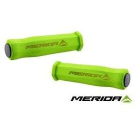 Грипсы велосипедные Merida High Density Foarm, 125mm, 50g, неопреновые, зеленый, 2058033931, изображение  - НаВелосипеде.рф