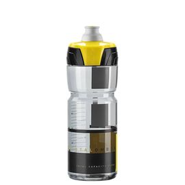 Фляга Elite Crystal Ombra, 0.75 л, дымчатый, желтый рисунок, EL0150512, изображение  - НаВелосипеде.рф