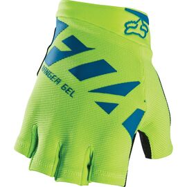 Велоперчатки Fox Ranger Gel Short Glove Flow, желтые, 2017, 18473-130-L, Вариант УТ-00042676: Размер: L (194-200 мм), изображение  - НаВелосипеде.рф