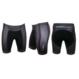 Велошорты FunkierBike CarbonFreaks S-258-C7 цвет "карбон", с памперсом C7, S, 12-122, изображение  - НаВелосипеде.рф