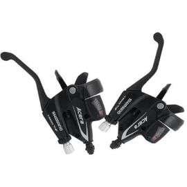 Переключатели для велосипеда Shimano Acera передние шифтер+тормозная ручка, 3х8 скоростей,  2-975 , изображение  - НаВелосипеде.рф