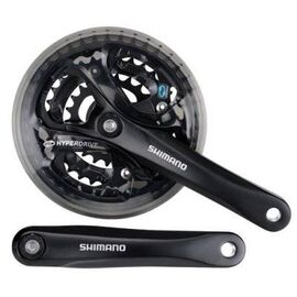Система шатунов велосипедная Shimano Acera, M361, 170мм, Квадрат, 42/32/22T, AFCM361C222CL, изображение  - НаВелосипеде.рф