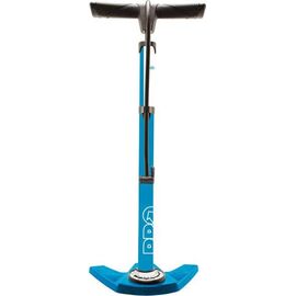 Напольный насос велосипедный PRO Touring, магнитный замок, голубой, PRPU0055, изображение  - НаВелосипеде.рф