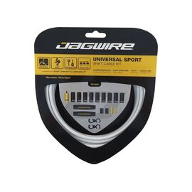 Тросы с оболочками JAGWIRE тормозные,Universal Sport Shift, комплект, белый, UCK214, изображение  - НаВелосипеде.рф