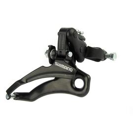 Переключатель передний SHIMANO FD-TZ31 TOURNEY, для 6/7 скоростей, верхняя тяга, AFDTZ31TS6T, изображение  - НаВелосипеде.рф