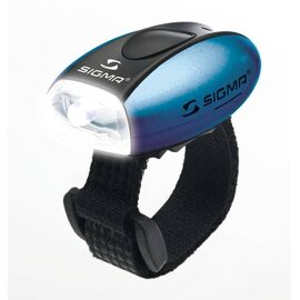 Фонарь SIGMA MICRO, свет белый, корпус синий, 17238, изображение  - НаВелосипеде.рф