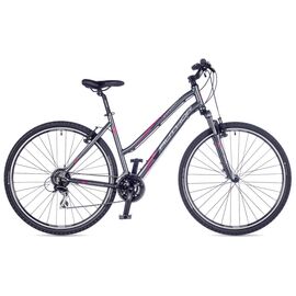 Женский гибридный велосипед AUTHOR Integra 2017, Вариант УТ-00023323: Рама 17" (Рост:155-169см); Цвет: белый/коричневый, изображение  - НаВелосипеде.рф