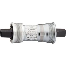 Каретка велосипедная SHIMANO, 73/107мм, без болтов, EBBUN55C07, изображение  - НаВелосипеде.рф