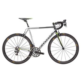 Шоссейный велосипед Cannondale Supersix EVO Hi-Mod Team DI2 28" 2016, Вариант УТ-00037260: Рама: 56 (Рост: 170 - 178 см), Цвет: серебристый , изображение  - НаВелосипеде.рф