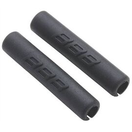 Наконечник троса BBB CableWrap, 5 мм, 2 штуки, резиновый, черный, BCB-90B 5mm/2 pcs_black, изображение  - НаВелосипеде.рф