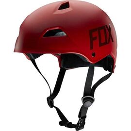 Велошлем Fox Flight Hardshell Helmet, матовый красный, 16144-262, Вариант УТ-00042924: Размер: М (55-58 см), изображение  - НаВелосипеде.рф