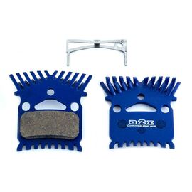 Тормозные колодки A2Z Kooling Shimano M975/965/800/776/775/765/755, с радиатором, синий, AZ-630K, изображение  - НаВелосипеде.рф