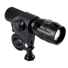Фара M-WAVE 1 диод 3 функции 1W CREE+zoom с батареей 5-220997, изображение  - НаВелосипеде.рф