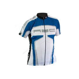 Велофутболка AUTHOR Men Sport 12A сине-белая с молнией M, 8-7059552, изображение  - НаВелосипеде.рф