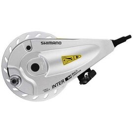 Тормоз роллерный велосипедный Shimano IM45 передний, стопорная гайка 3.5мм(M9) ABRIM45FB, изображение  - НаВелосипеде.рф