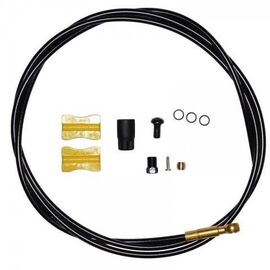 Гидролиния SHIMANO ZEE BH90-SBSL 1700 мм, обрезной, цвет черный, TL-BH61 ISMBH90SBSL170, изображение  - НаВелосипеде.рф