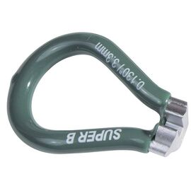 Ключ для спиц SUPER B 5550 , 0.130"(European), зеленый, 5550, изображение  - НаВелосипеде.рф
