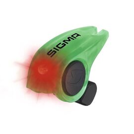 Фонарь стоп-сигнал Sigma Sport Brakelight, зелёный корпус, 31002, изображение  - НаВелосипеде.рф