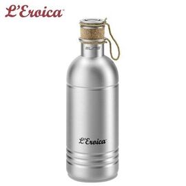 Фляга-термос Elite Eroica, объем 0.6 л, с пробкой, винтаж, алюминий, EL0150201, изображение  - НаВелосипеде.рф
