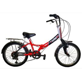 Детский велосипед TOTEM SF-276A susp, Вариант УТ-00021164: Возраст: 6-9 лет (Рост: до 135 см), Цвет: черный/красный, изображение  - НаВелосипеде.рф