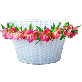 Велокорзина Vinca Sport, на руль, светло-розовые, P 08-2, изображение  - НаВелосипеде.рф