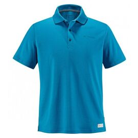 Велофутболка VAUDE Me Marwick Polo Shirt 789, brook,синий, мужская, 4585, изображение  - НаВелосипеде.рф
