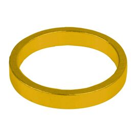 Рулевой спейсер M-WAVE (проставочное кольцо), спорт, 1 1/8",  5 мм, алюминий, золотистый, 5-390646, изображение  - НаВелосипеде.рф
