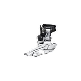 Переключатель передний Shimano Deore, на упор, для 2x10, верхняя тяга, черный, IFDM618DT6, изображение  - НаВелосипеде.рф