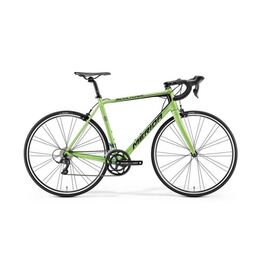 Шоссейный велосипед Merida Scultura 100 2017, зеленый, Вариант УТ-00037538: Рама: S-M 52 (Рост: 165 - 170 cm), Цвет: черно-зеленый, изображение  - НаВелосипеде.рф