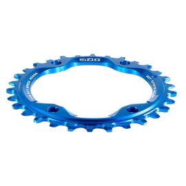 Звезда передняя A2Z NW chainring, 30T, алюминий, синий, NW-30T-96-4, изображение  - НаВелосипеде.рф