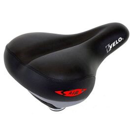 Седло велосипедное VELO AIR, с амортизатором, 275х212мм, черное, 5-250134, изображение  - НаВелосипеде.рф