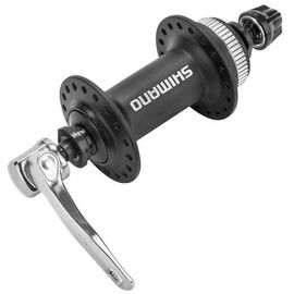 Велосипедная втулка Shimano Alivio M435, передняя, 32 отверстия, QR, EHBM435BLP, изображение  - НаВелосипеде.рф