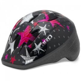 Велошлем детский Giro ME2 black/pink stars, Вариант 00-00019675: Размер: U (48-52 см), изображение  - НаВелосипеде.рф