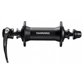 Велосипедная втулка передняя SHIMANO Alivio T4000, 36 отверстий, QR, чёрная, EHBT4000AL, изображение  - НаВелосипеде.рф