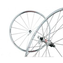 Колеса велосипедные SHIMANO RS10-A, передн. и задн, 28", цв. серебр. EWHRS10AFRCAY, изображение  - НаВелосипеде.рф