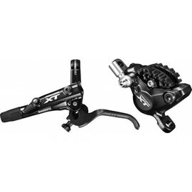 Тормоз Shimano XT M8000, дисковый,  левый передний, без адаптера, 1000 мм, IM8000LFPSA100, изображение  - НаВелосипеде.рф