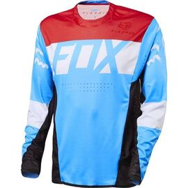Велоджерси Fox Flexair DH LS, красно-голубой, 15221-189-M, Вариант УТ-00042357: Размер M (15221-189-M), изображение  - НаВелосипеде.рф
