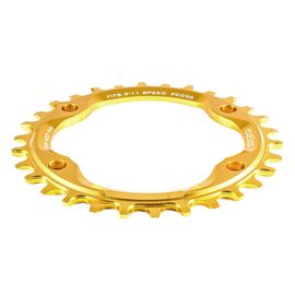 Звезда передняя A2Z NW chainring, 30T, алюминий, золотистый, NW-30T-96-6, изображение  - НаВелосипеде.рф