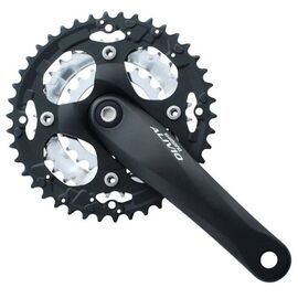 Система шатунов велосипедная Shimano Alivio 21-24 скоростей 42/32/22 170мм EFCM410С222XL 2-929 , изображение  - НаВелосипеде.рф
