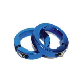 Фиксаторы велосипедные CLARK`S кольцевые Сlr алюм. анодир. синие 3-301 , изображение  - НаВелосипеде.рф