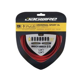 Тросы с оболочками JAGWIRE Universal Sport Shift XL, длинные, для переключателей, комплект, UCK602, изображение  - НаВелосипеде.рф