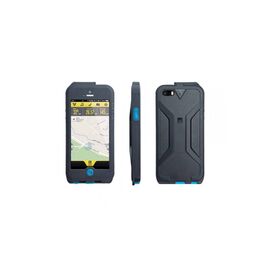 Бокс водонепроницаемый TOPEAK, для iPhone 5 с креплением на велосипед, чёрный/синий, TT9838BU, изображение  - НаВелосипеде.рф