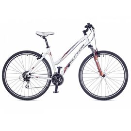 Велосипед-гибрид AUTHOR Integra 28" 2016, Вариант УТ-00018162: 17", рост 155-168 см, серый/розовый, изображение  - НаВелосипеде.рф