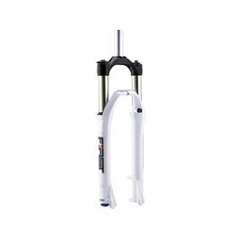 Вилка велосипедная RST F1RST AIR30, 26"х 28,6, воздушно-масляная, 100мм, D, белая, 1-0093, изображение  - НаВелосипеде.рф