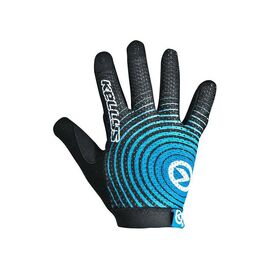 Велоперчатки KELLYS INSTINCT long, чёрно-синие, Gloves INSTINCT long , black/blue M, Вариант УТ-00017076: Размер: S, изображение  - НаВелосипеде.рф