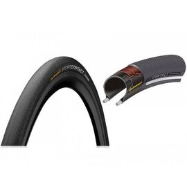 Велосипедная покрышка Continental SportCONTACT II, 28 x 1 3/8 x 1 5/8, черная, Skinwall, 101098, изображение  - НаВелосипеде.рф