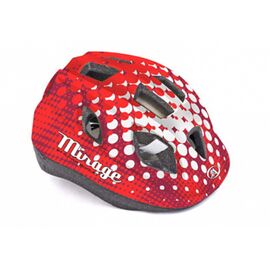 Велошлем детский Author Mirage Inmold, красно-белый, Вариант УТ-00025540: Размер: 48-54 см, изображение  - НаВелосипеде.рф
