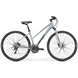 Горный велосипед Merida Crossway 300 Lady 2017, Вариант УТ-00037404: Рама: 46cm (Рост: 175 - 180 cm), Цвет: матовый серый, изображение  - НаВелосипеде.рф