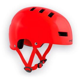 Велошлем детский MET Yo-Yo, красный, 2022, 3HM110M0RO1, Вариант УТ-00043159: Размер: M (54-57 см) , изображение  - НаВелосипеде.рф