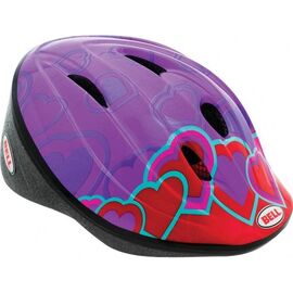 Велошлем детский Bell BELLINO color block hearts, Вариант УТ-00001064: Размер: S (48-52 см), изображение  - НаВелосипеде.рф